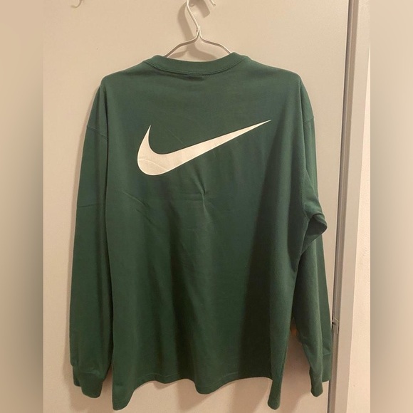 nike stussy green long sleeve